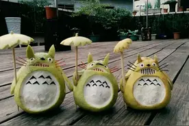 中秋节做可爱柚子龙猫，几天后画风完全变了图片