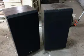 捡回遭人丢弃的旧音箱，被他重新打造成豪华音响设备图片