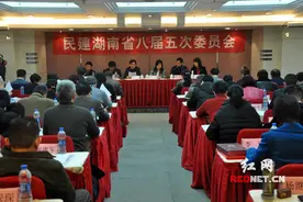 民建湖南省第八届委员会第五次全会召开图片