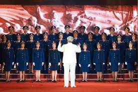 ​开国将军后代合唱团助阵《唱响一带一路世界华人公益春晚》图片