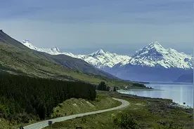 深秋南岛自驾之南阿尔卑斯山图片