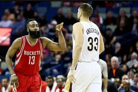 NBA火箭vs鹈鹕112-111全场录像 哈登阿里扎合力61分助火箭三连胜图片