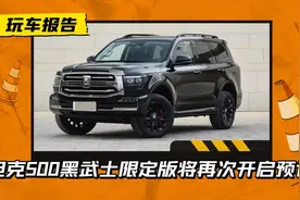 “限量”模式成瘾！坦克500黑武士10月25日再发售，限量发售500辆图片