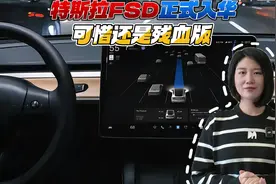 特斯拉FSD正式入华 可惜还是残血版视频封面