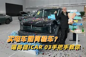 买新能源车如何验车？喵哥提车iCAR 03手把手教你，这一步很关键视频封面