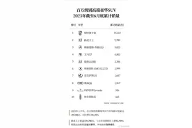 百万级别SUV销量排行榜！卡宴夺冠，路虎卫士第二图片