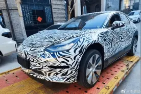 网传特斯拉Model Q试装车谍照曝光！图片