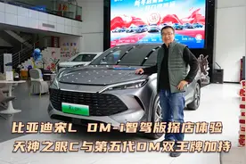 比亚迪宋L DM-i智驾版探店体验 天神之眼C与第五代DM双王牌加持视频封面