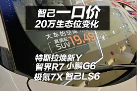 智己LS6一口价以后，20万价位生态位变化