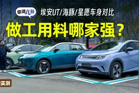 埃安UT/海豚/星愿车身对比：星愿车身下料足，海豚做工更精细视频封面
