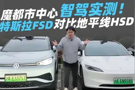 魔都市中心智驾实测！特斯拉FSD对比地平线HSD！视频封面
