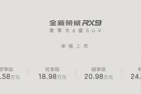 17.58—24.38万，大六座SUV，配置怎么选？荣威RX9购车手册图片