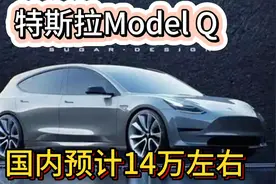 特斯拉Model Q要来了 国内预计14万 续航400/500可选视频封面