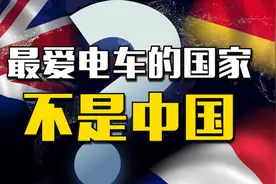 哪个国家电车占比最高？先排除一个错误答案：中国图片