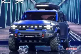 全新捷途T-3概念车正式亮相，采用硬派越野风格，还在看坦克500？图片