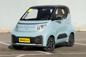 售5.48万，纯电续航里程305km，详解3门2座的五菱Nano EV热爱款图片