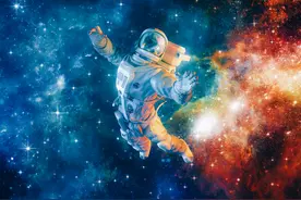 小说：深处外太空的我竟然看到了噬猩者哥斯拉图片
