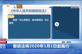 密码法将2020年1月1日起施行视频封面