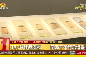 文物界的“网红”！云梦睡虎地秦简，记载秦国律例为吏之道！视频封面