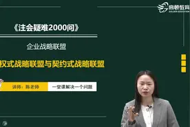 股权式战略联盟与契约式战略联盟视频封面