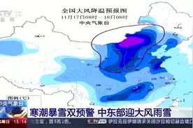 寒潮暴雪双预警齐发 大风降温雨雪齐聚中东部地区视频封面