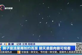 狮子座流星雨如约而至 明天凌晨肉眼可观看视频封面