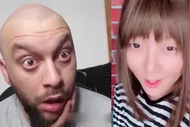 老外看女装大佬阿纯快速变装，原来网红都是这么来的！视频封面