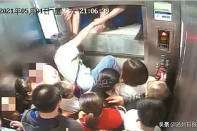 核载13人的电梯挤了19人 达州南城西外相继上演惊魂一幕图片