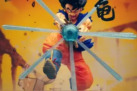 龙珠手办终于对特效件下手，这款发波悟空很酷，打响系列头炮图片