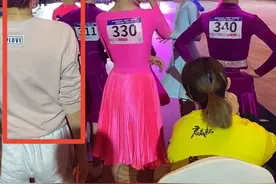 马伊琍陪女儿比赛！裤子卡档皱成一团，文爱马淡妆都美过其他选手图片