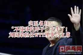 实至名归！“不懂球的胖子”太牛了！刘国梁担任WTT理事会主席图片