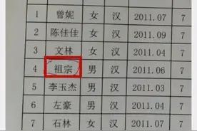 中学生名字太“霸气”，老师上课点名，有点难以开口？图片