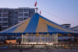 高龄杂技演员之困：年近半百顶400斤铁缸 欲当保安被嘲没学历图片