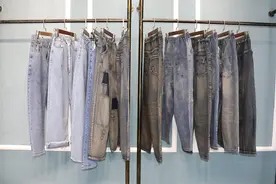 衣源购702期牛仔女裤老爹裤实体店主播服装批发网直播卖货图片