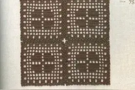 「钩编图解」经典实用的100个各种形状的钩花图案图片