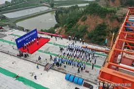 喜讯！G207线孟州至偃师黄河大桥合龙图片