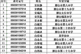 刚刚！邢台中考录取名单发布...图片
