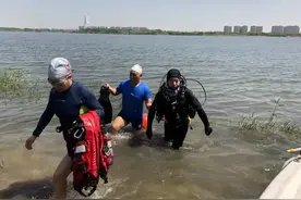 不幸！大鱼上钩拖走鱼竿，郑州钓鱼男子下水追赶后溺亡图片