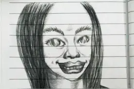 美术生参加模考，画了一堆美女肖像，老师看完气晕在考场图片