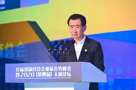 王健林罕见露面，喊话川商：少打麻将，不要太过安逸图片
