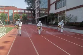 郑州返校复学在即，记者校园亲探：全面消杀，准备就绪图片