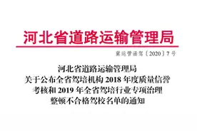 最新公布|邢台9所不合格驾校被列入黑名单！图片