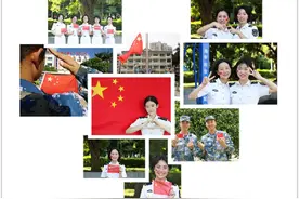 「与国旗同框 与祖国同心」在南海 有一种信仰，叫“中国红”图片