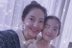 聂远7岁女儿罕见曝光！大眼灵动有明星相，长相集合爸妈优点图片