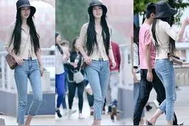 穿搭很“素”的高颜值美女，这才是真的气质美图片