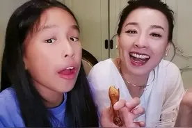 张庭做了9次试管婴儿，扎了1000多针的女儿，网友都说丑……图片