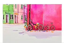 春天是哪种颜色，美丽的春天在画里！图片