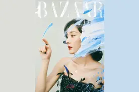 时尚芭莎慈善晚宴，群星水彩大片，艺术感十足图片