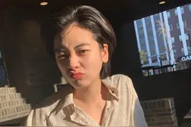 盐系女孩李珠英 清爽短发 又酷又美!图片