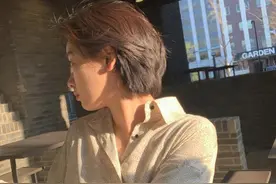 盐系女孩李珠英 清爽短发 又酷又美!图片